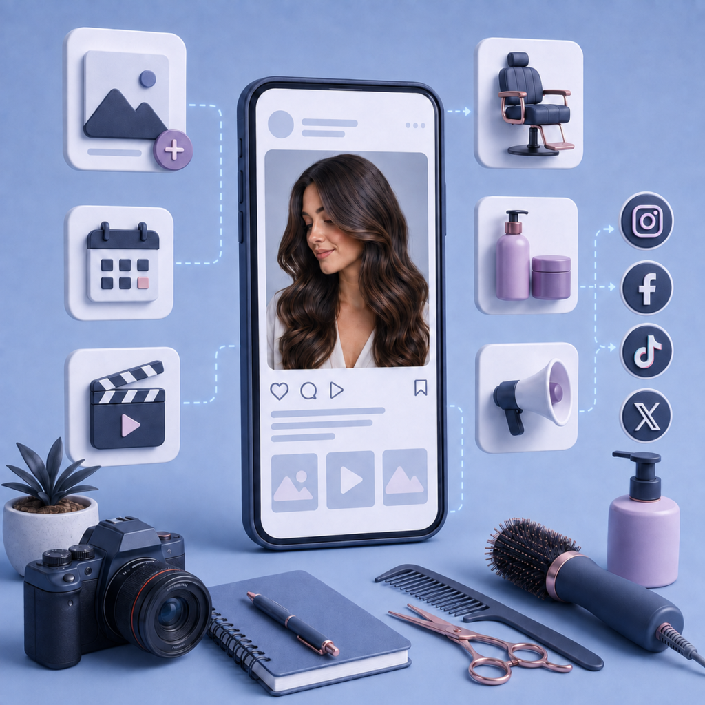 ai4salons social media content